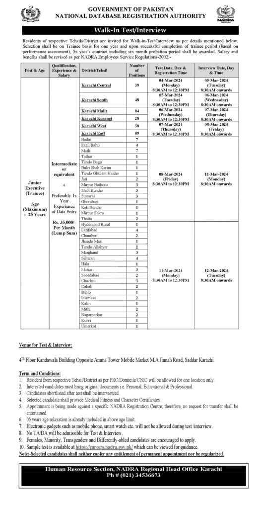 Latest Nadra Jobs Online Apply New Nadra Jobs Pakjobsaware