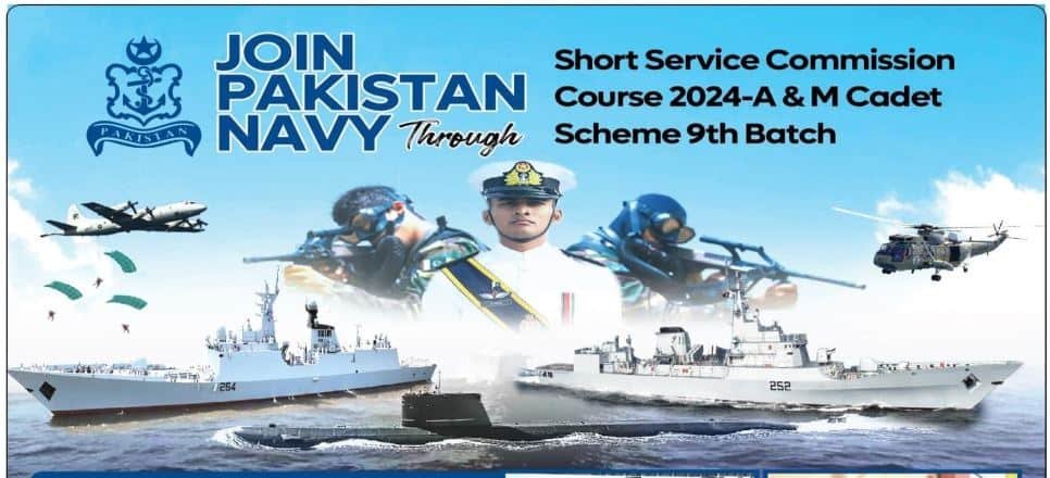 Join Pak Navy Through Short Service Commission Course 2024-A & M Cadet ...